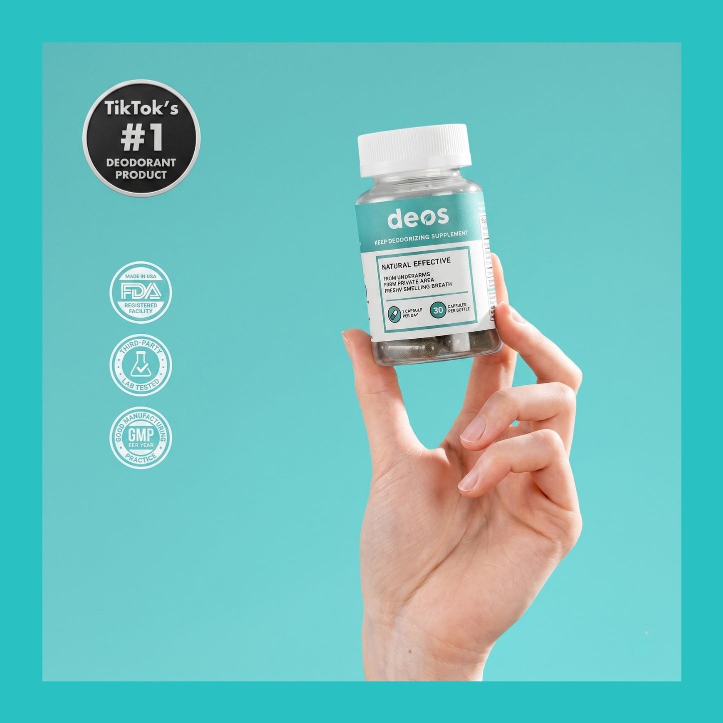 DEOS – BODY DEODORIZING SUPPLEMENT