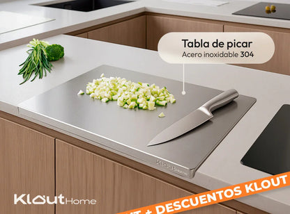 Tabla de Cortar de Acero Inoxidable 304 Klout®