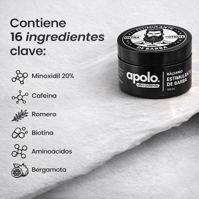 ESTIMULANTE DE BARBA APOLO