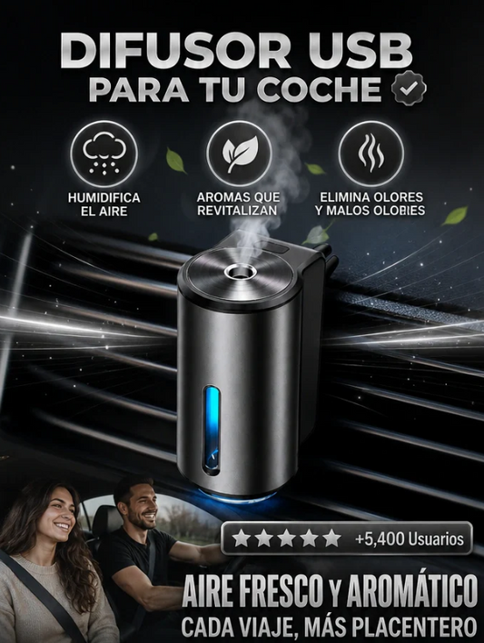 Difusor Humificador aroma para carro