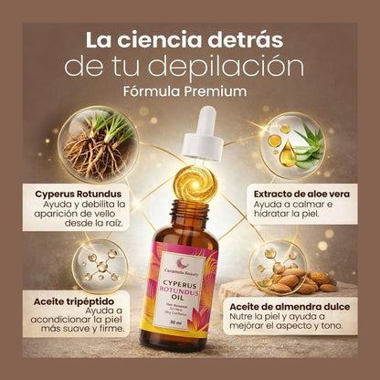 ACEITE CAPILAR CARAMELIA BEAUTY –CYPERUS
