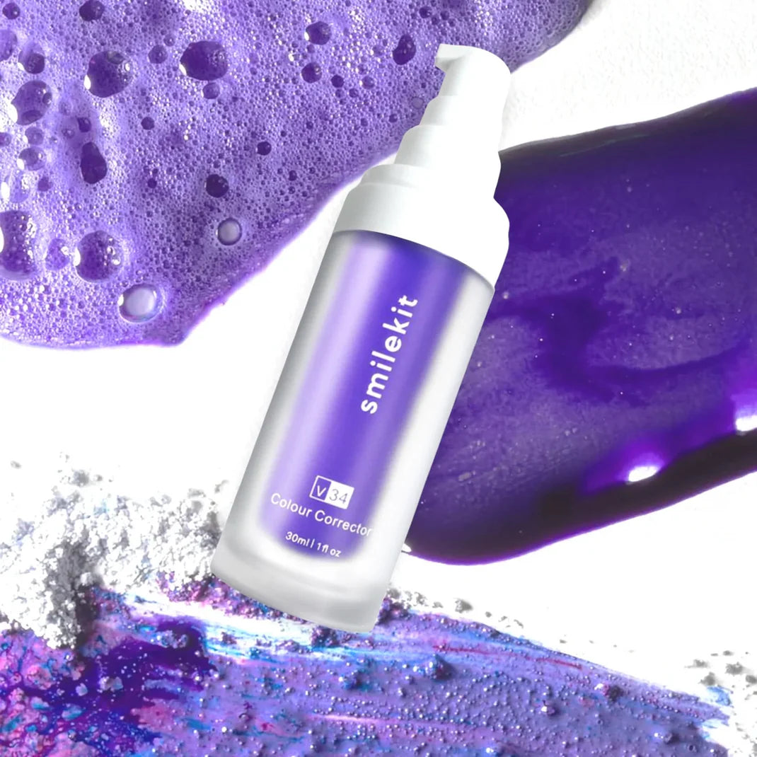 Smilekit espuma morada blanqueadora